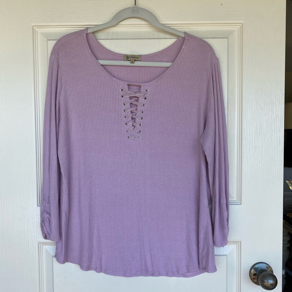 Pink Corset Front Top